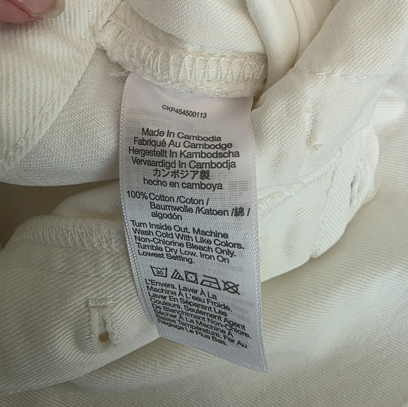 Madewell White Denim Women Shorts - Picture 6 of 7